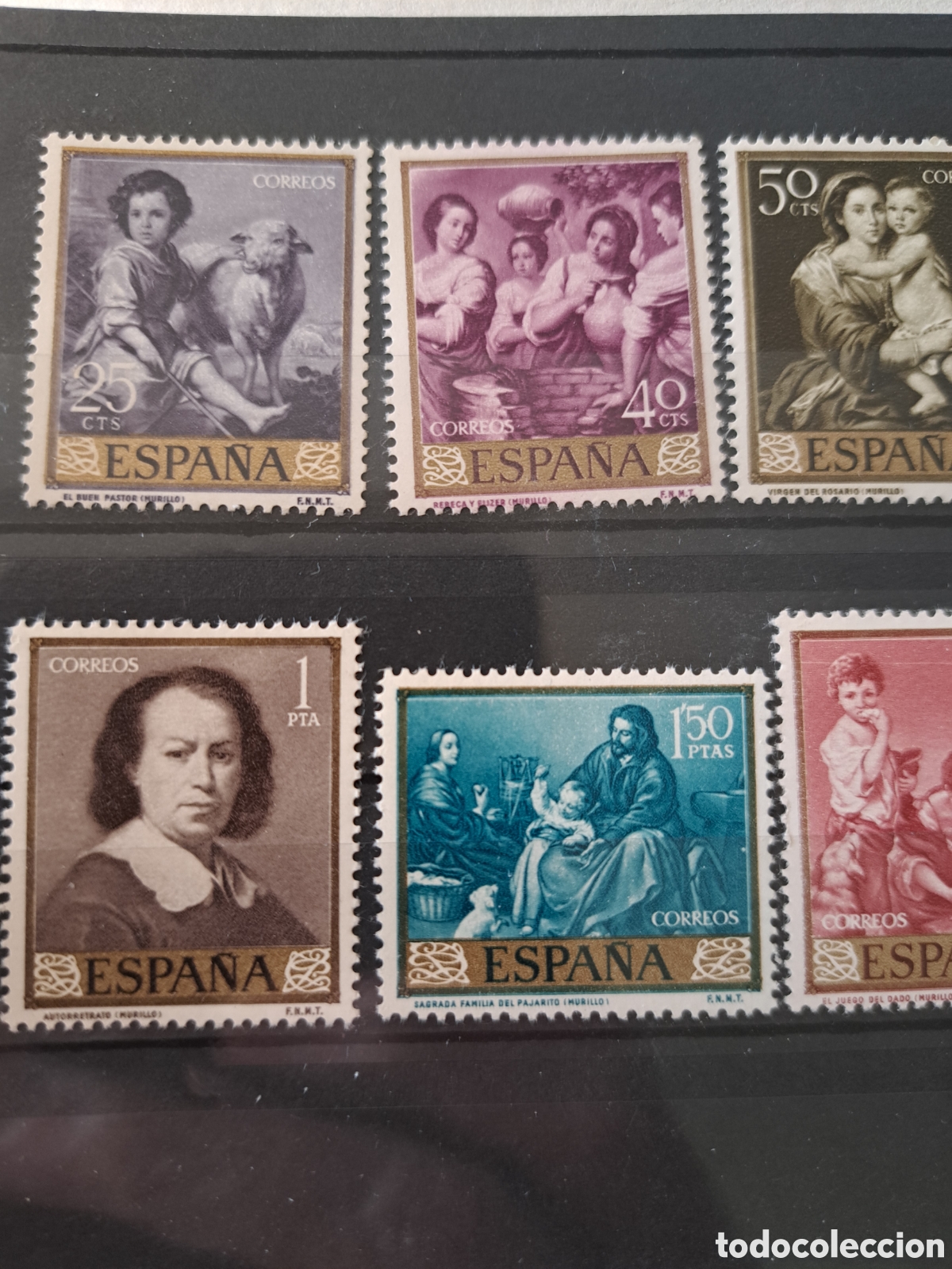 Sellos: Serie Bartolom&eacute; Murillo 1960 - Foto 2