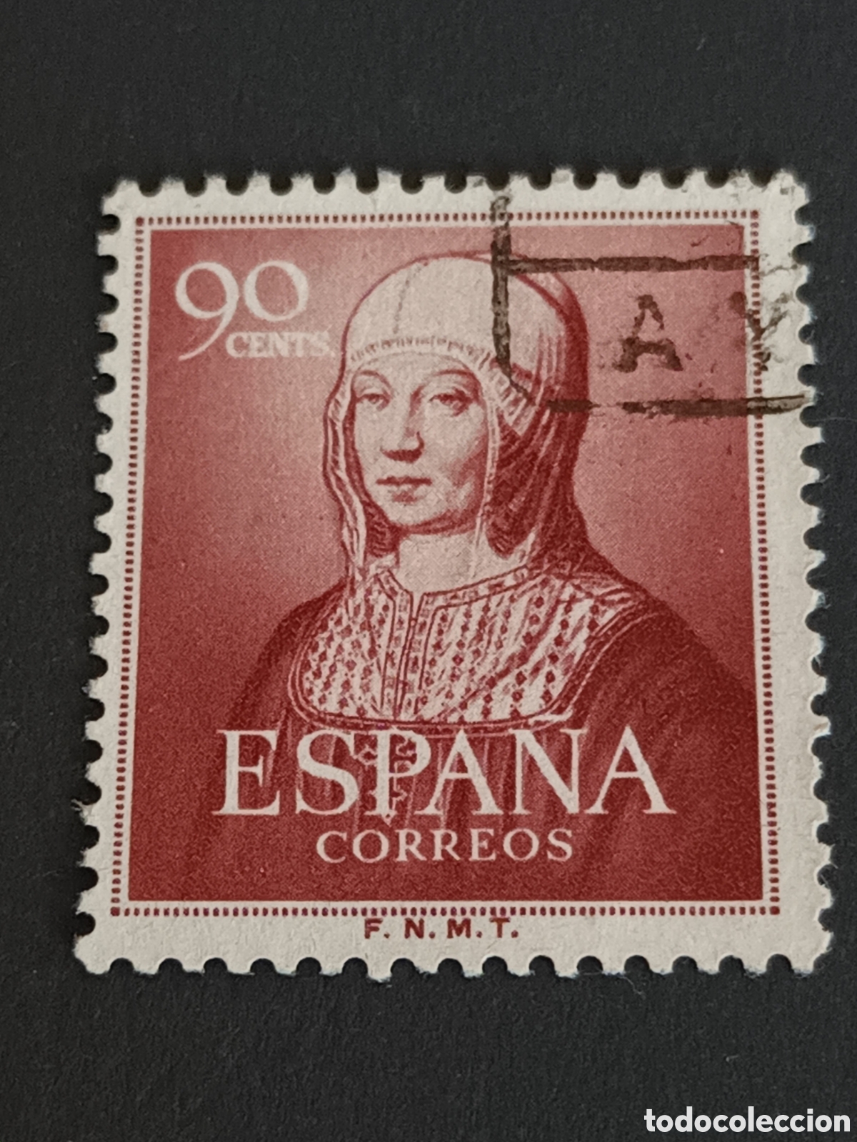Sellos: EDIFIL 1094. 1951. CENTENARIO DE ISABEL LA CAT&Oacute;LICA. USADO. - Foto 1
