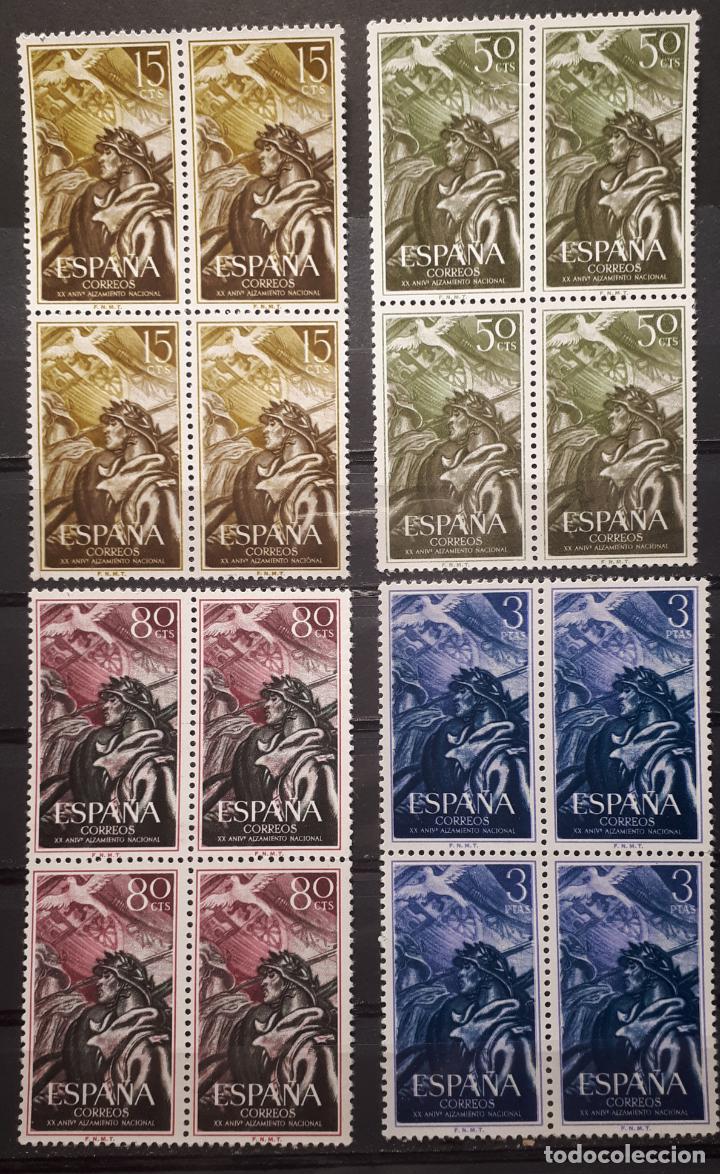 Sellos: ESPA&Ntilde;A. A&ntilde;o 1956.** . EDIFIL 1187/90 - Foto 1
