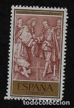 Sellos: II CENTENARIO - III CENTENARIO DEL TRATADO PAZ DE LOS PIRINEOS - EDIFIL 1249 -