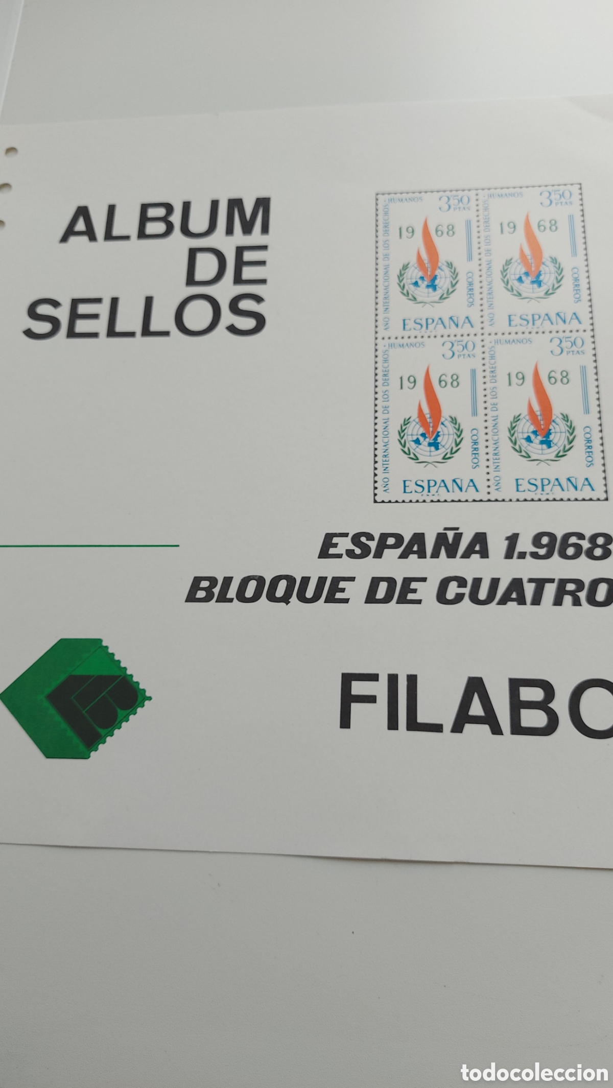 Sellos: 1968 Hojas Blok4 Filabo Completo