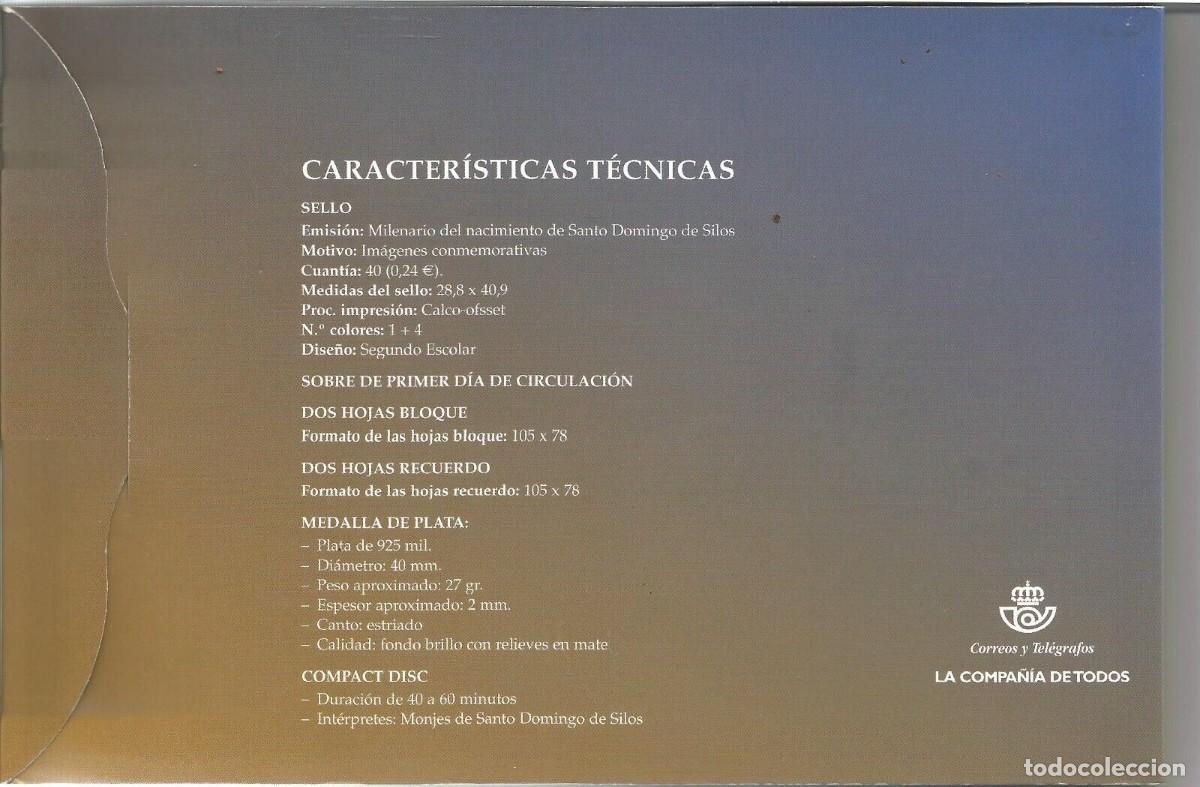 Sellos: Carpeta Milenario Santo Domingo de Silos, completa - Foto 2