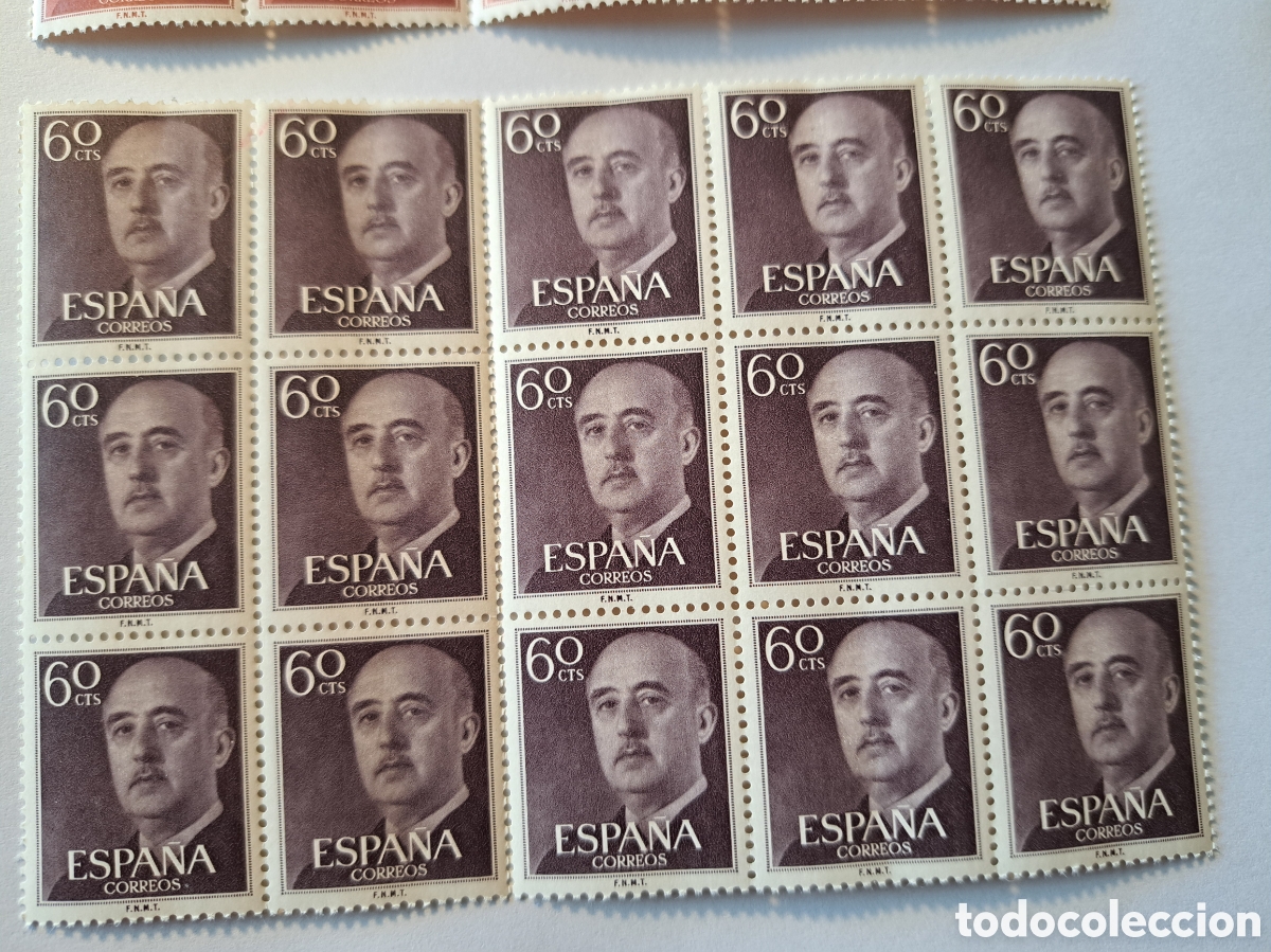 Sellos: Lote (30) Franco 1955 - Foto 3