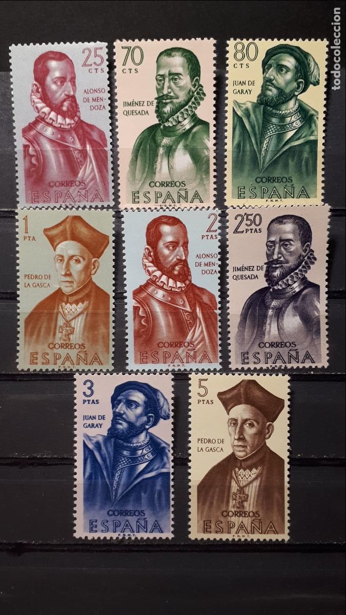 Sellos: Espa&ntilde;a. A&ntilde;o 1962. Edifil **. 1454/61 - Foto 1