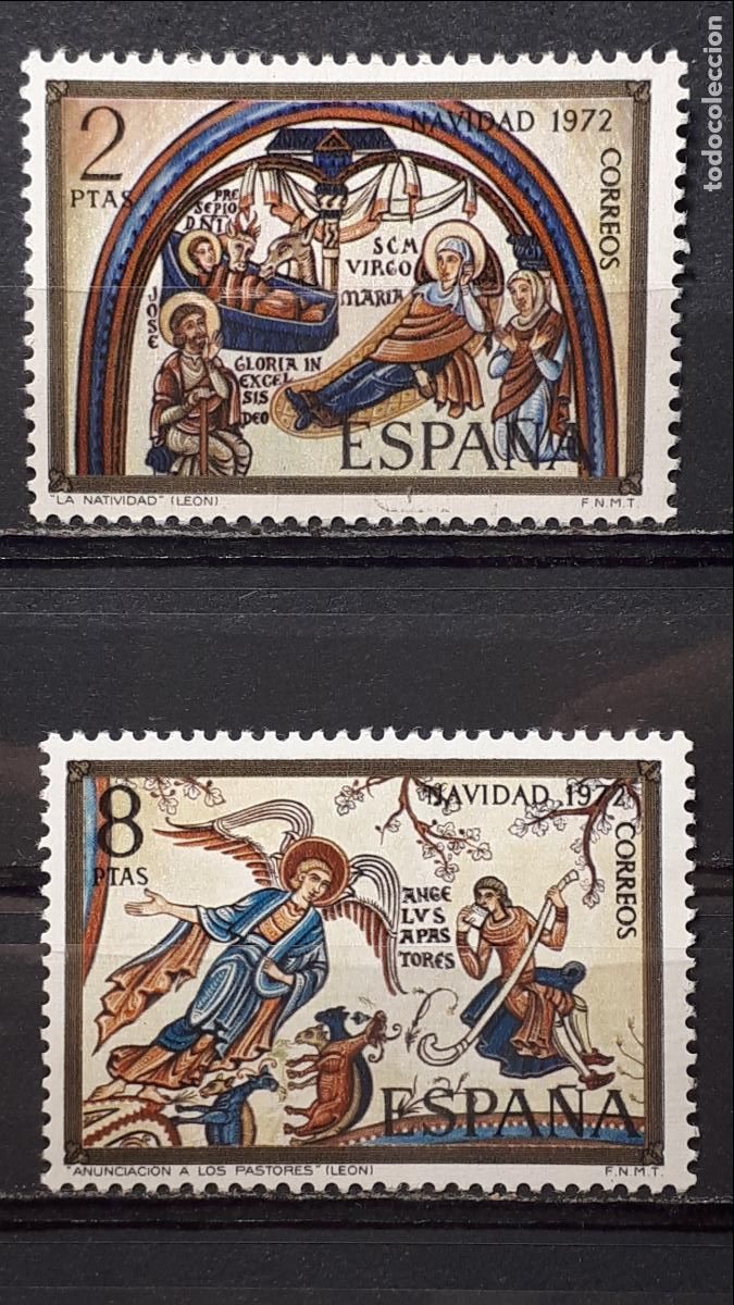 Sellos: Espa&ntilde;a. A&ntilde;o 1972. Edifil **. 2115/6 - Foto 1