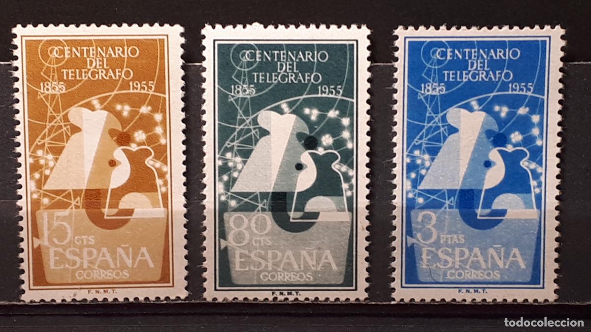 Sellos: Espa&ntilde;a. A&ntilde;o 1955. Edifil **. 1180/2 - Foto 1