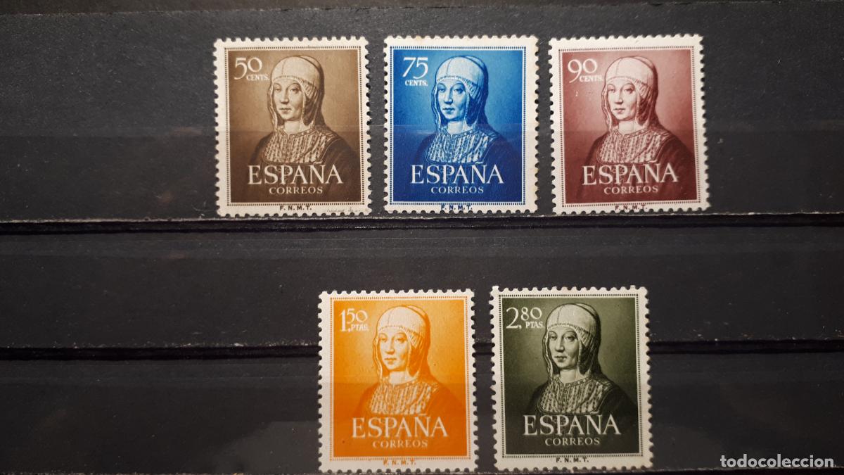 Sellos: ESPA&Ntilde;A . A&ntilde;o 1951 **. Edifil 1092/6 - Foto 1