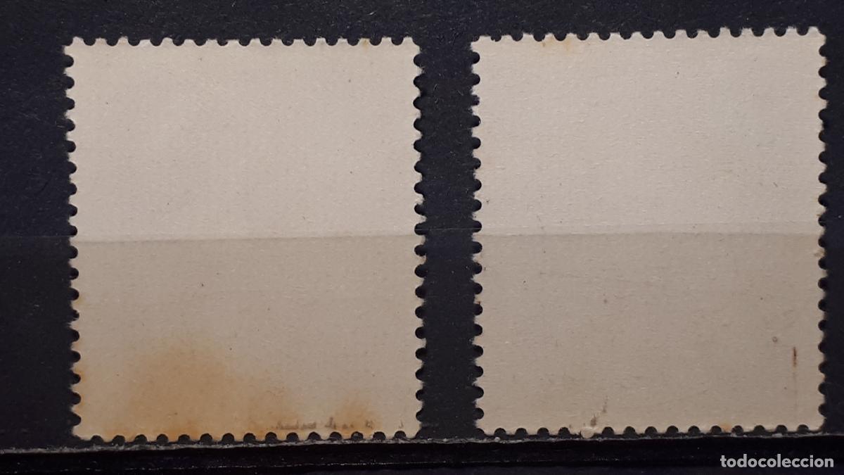 Sellos: ESPA&Ntilde;A . A&ntilde;o 1952.**. Edifil 1116/7 - Foto 2
