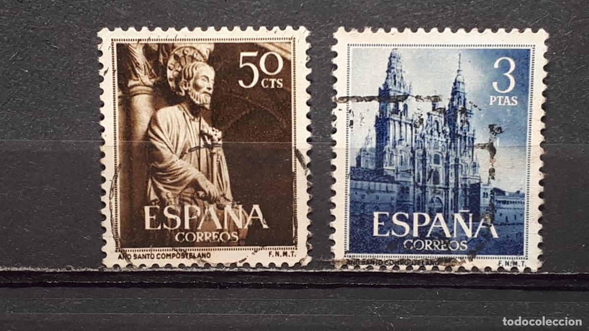Sellos: ESPA&Ntilde;A. A&ntilde;o 1954. &deg;. EDIFIL 1130/1 - Foto 1