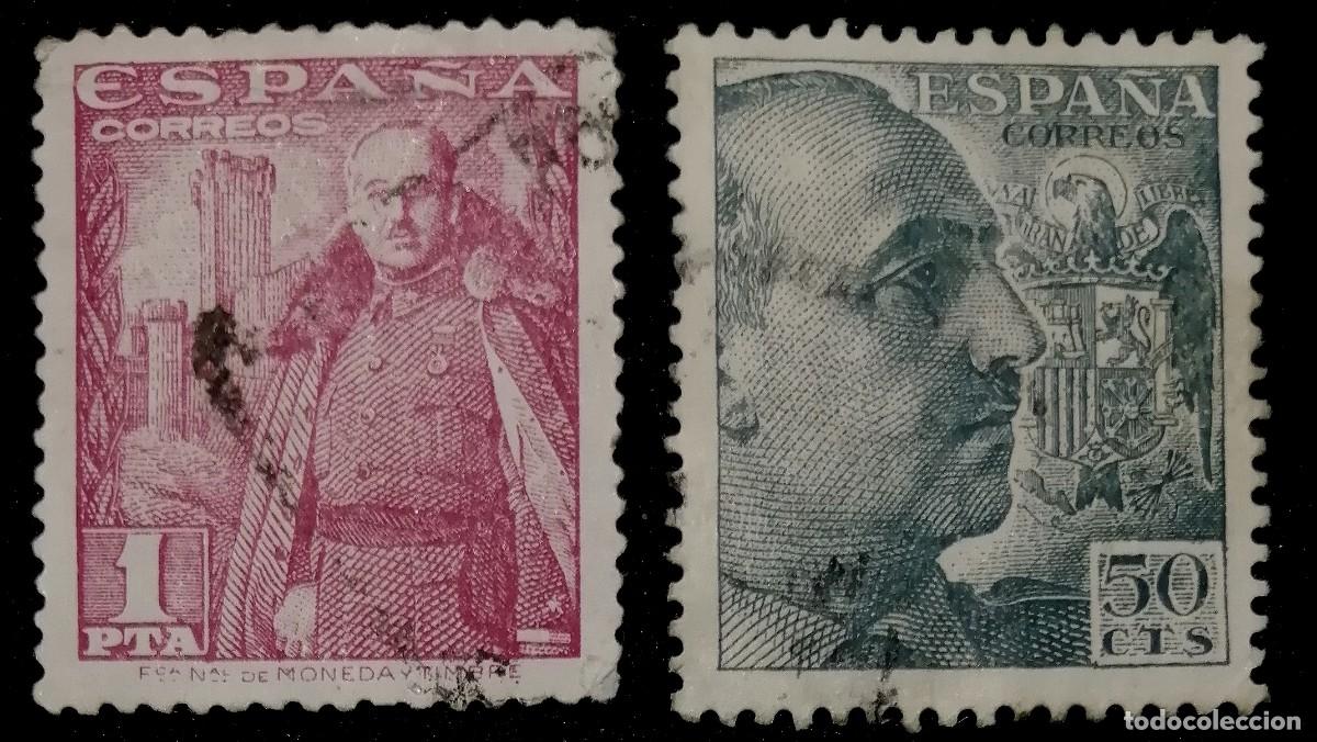 Sellos: 10 SELLOS FRANCO, DE ANTES 1950, VARIOS VALORES Y EMISIONES.,USADOS