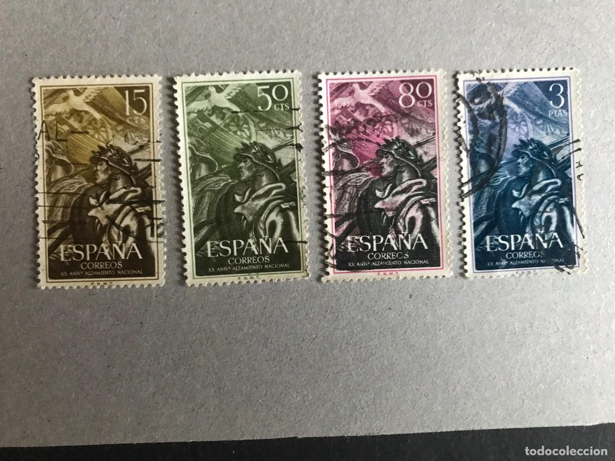Sellos: Espa&ntilde;a 1956 Edifil 1187/90 - Foto 1