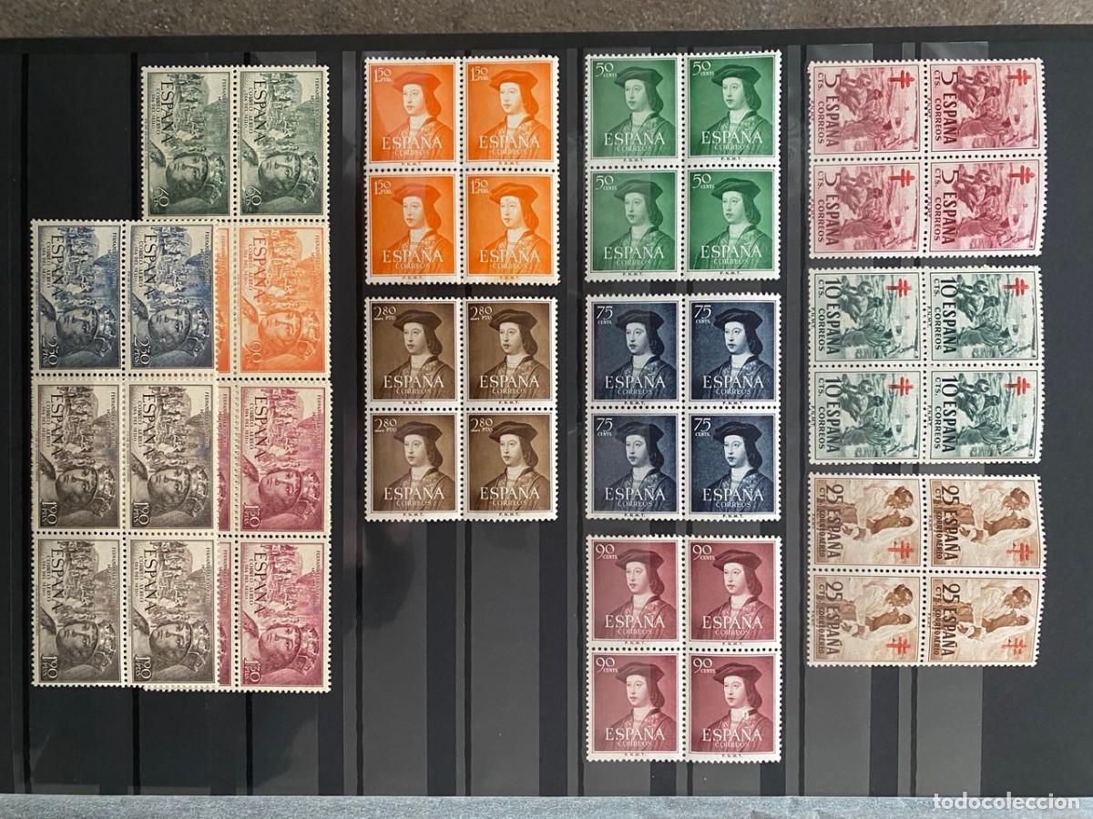 Sellos: SELLOS DE ESPA&Ntilde;A EN BLOQUE DE 4. 2&ordm; CENTENARIO. PERFECTO ESTADO - Foto 1