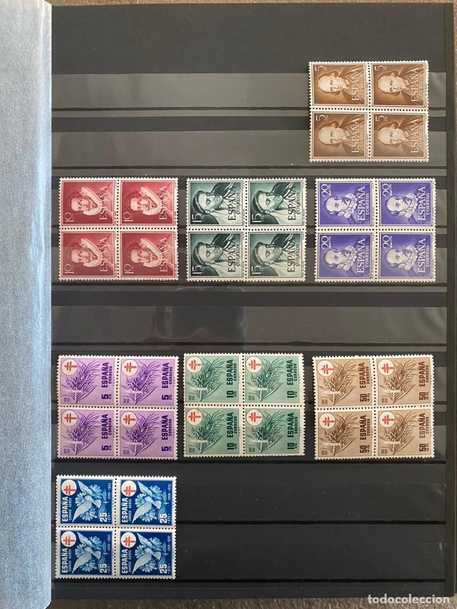 Sellos: SELLOS DE ESPA&Ntilde;A EN BLOQUE DE 4. 2&ordm; CENTENARIO. PERFECTO ESTADO - Foto 2