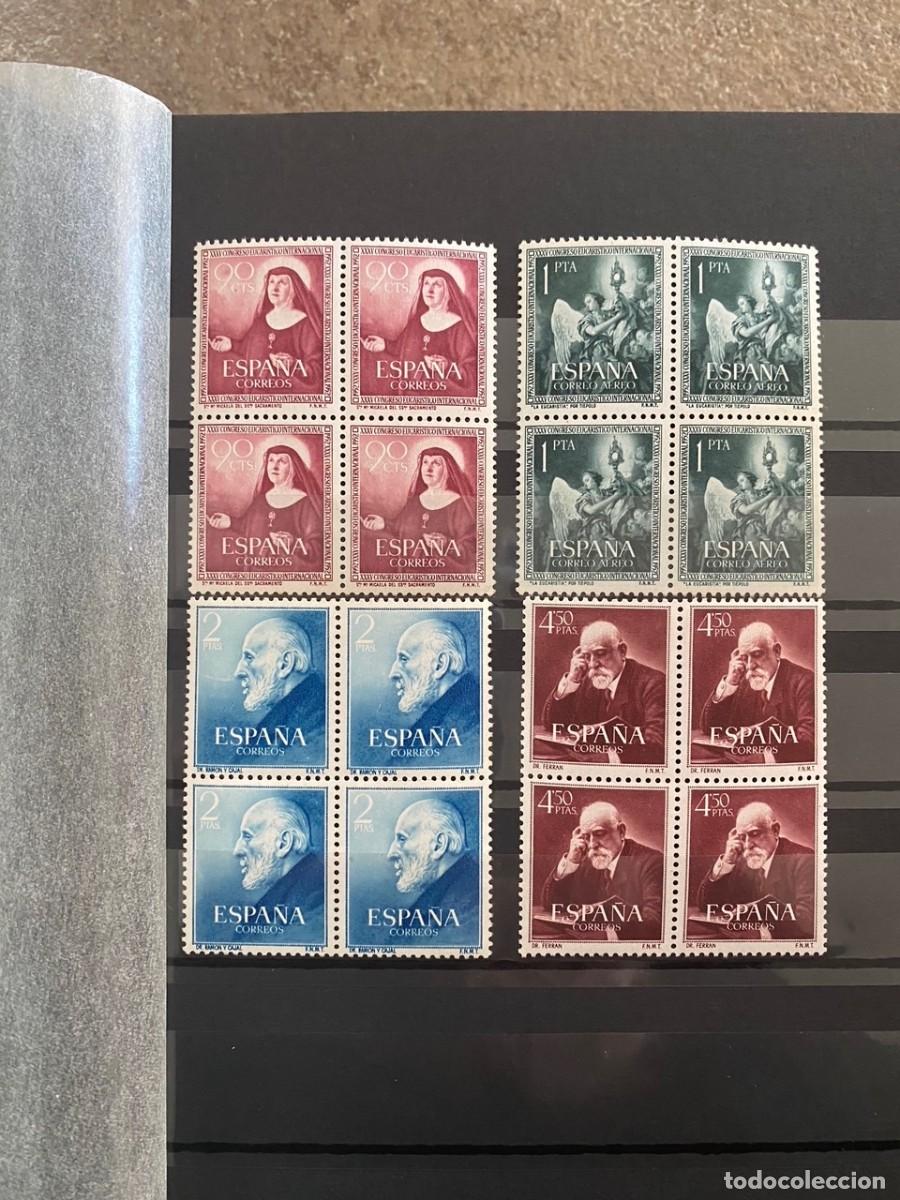 Sellos: SELLOS DE ESPA&Ntilde;A EN BLOQUE DE 4. 2&ordm; CENTENARIO. PERFECTO ESTADO - Foto 4