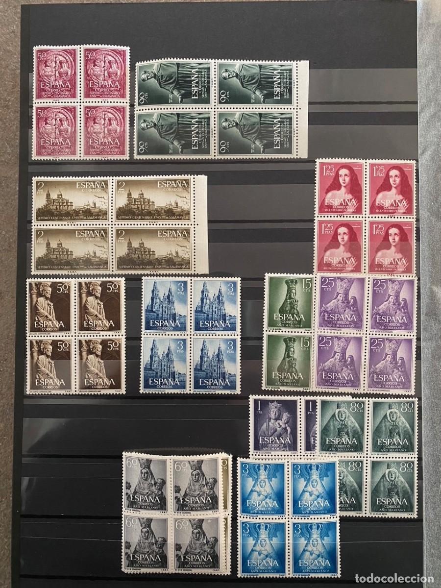 Sellos: SELLOS DE ESPA&Ntilde;A EN BLOQUE DE 4. 2&ordm; CENTENARIO. PERFECTO ESTADO - Foto 5
