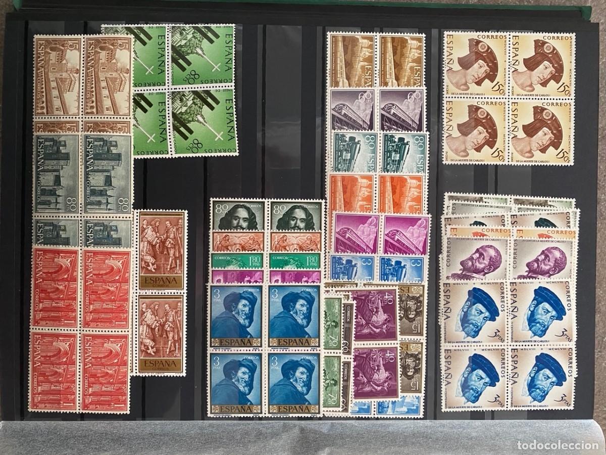 Sellos: SELLOS DE ESPA&Ntilde;A EN BLOQUE DE 4. 2&ordm; CENTENARIO. PERFECTO ESTADO - Foto 11