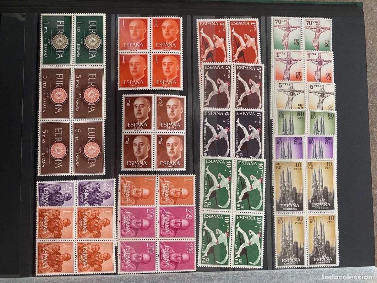 Sellos: SELLOS DE ESPA&Ntilde;A EN BLOQUE DE 4. 2&ordm; CENTENARIO. PERFECTO ESTADO - Foto 13