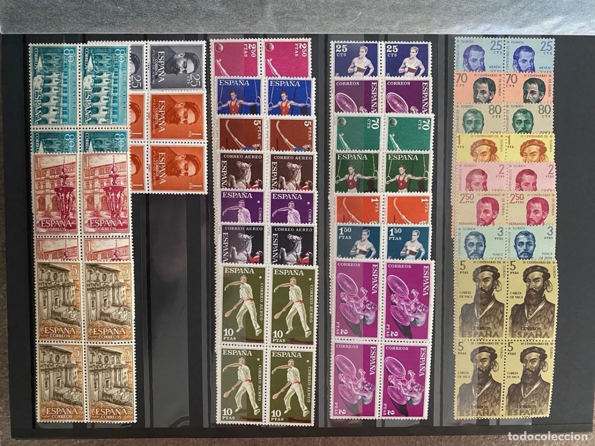 Sellos: SELLOS DE ESPA&Ntilde;A EN BLOQUE DE 4. 2&ordm; CENTENARIO. PERFECTO ESTADO - Foto 14