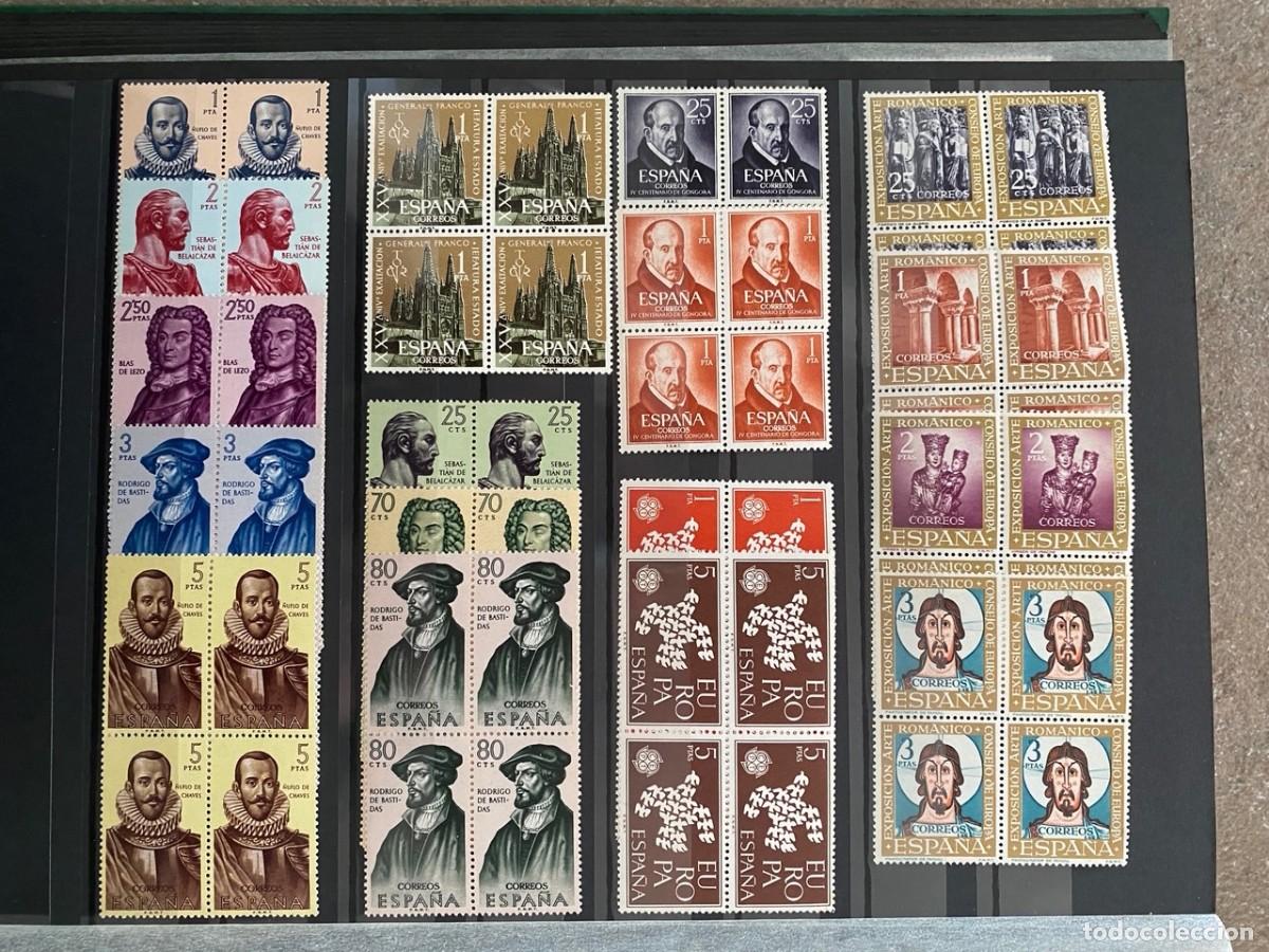 Sellos: SELLOS DE ESPA&Ntilde;A EN BLOQUE DE 4. 2&ordm; CENTENARIO. PERFECTO ESTADO - Foto 17