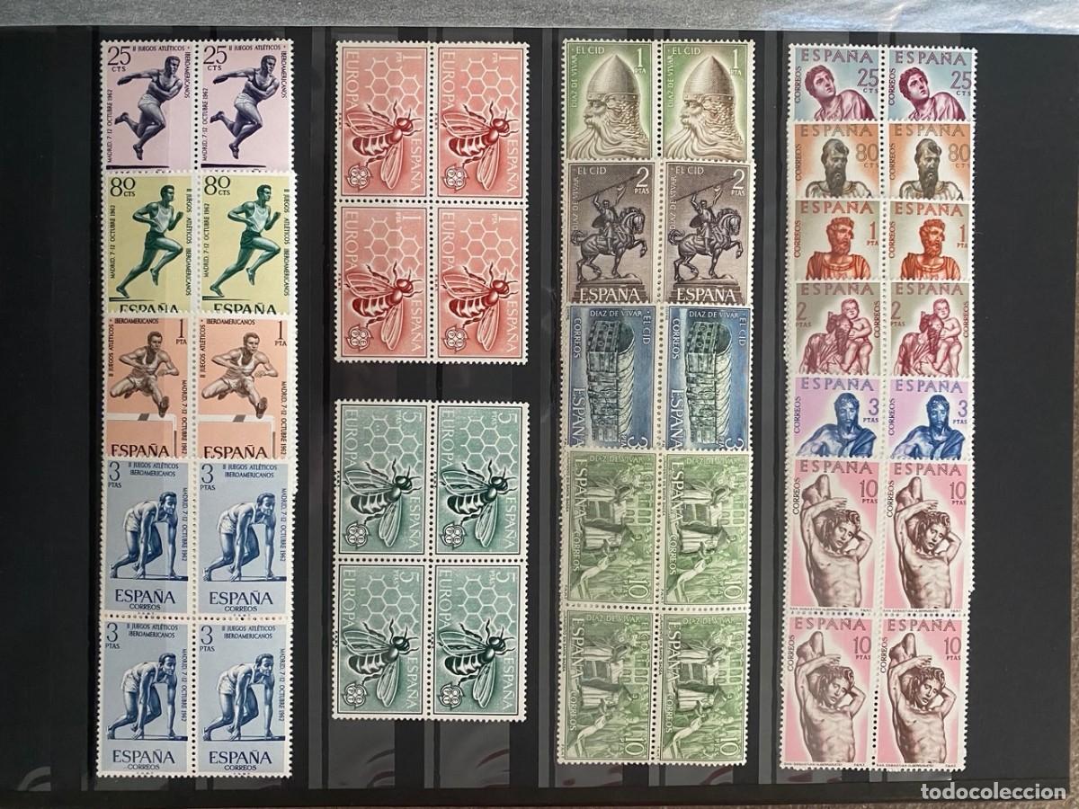 Sellos: SELLOS DE ESPA&Ntilde;A EN BLOQUE DE 4. 2&ordm; CENTENARIO. PERFECTO ESTADO - Foto 20