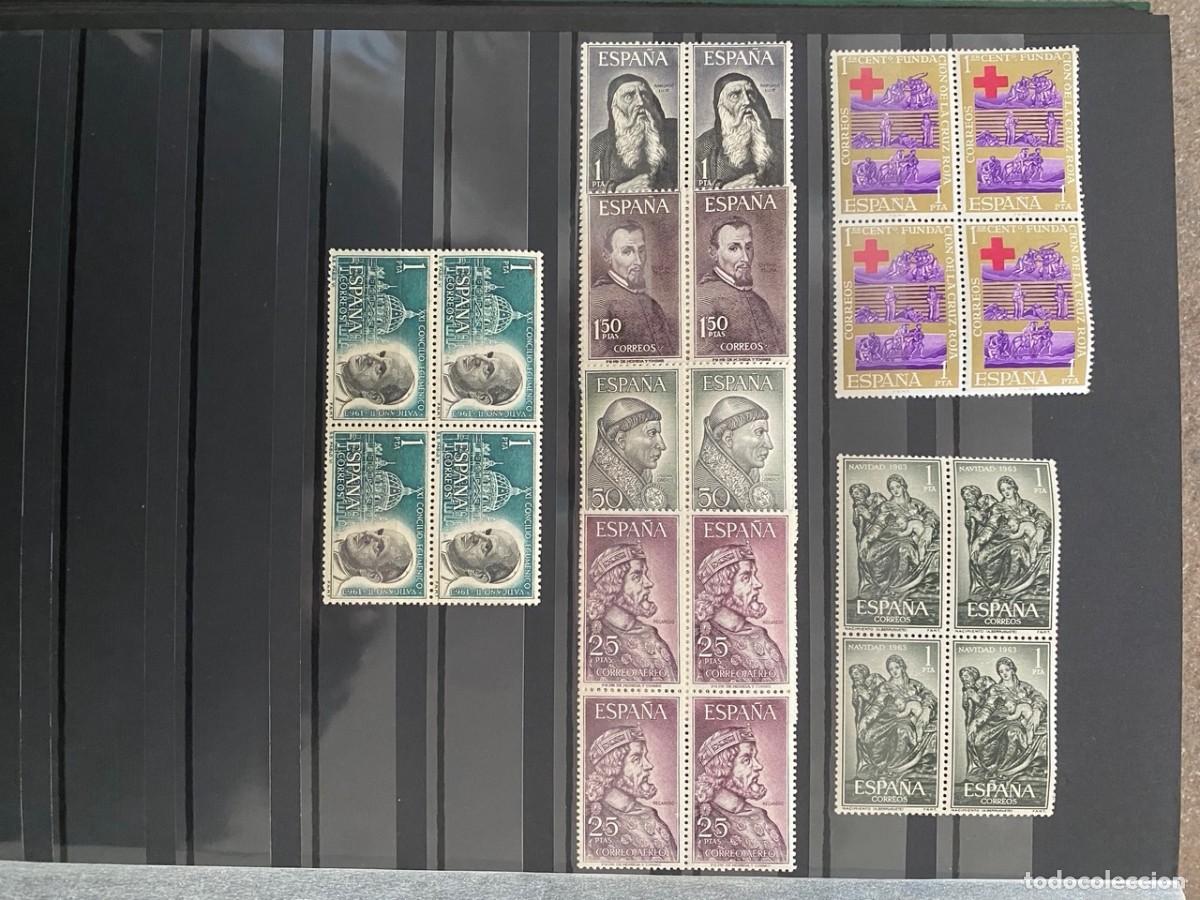 Sellos: SELLOS DE ESPA&Ntilde;A EN BLOQUE DE 4. 2&ordm; CENTENARIO. PERFECTO ESTADO - Foto 25