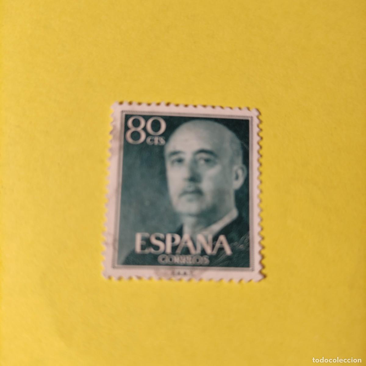 Sellos: SELLO ESPA&Ntilde;A ** FRANCO ** 80 CENTIMOS ** S26 - Foto 1