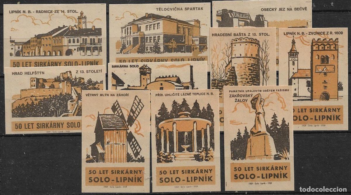 Sellos: VI&Ntilde;ETAS, CHECOSLOVAQUIA 1959 50 A&Ntilde;OS HERMANAMIENTO LIPNIK (PO) y RADNICE (CH) (*)