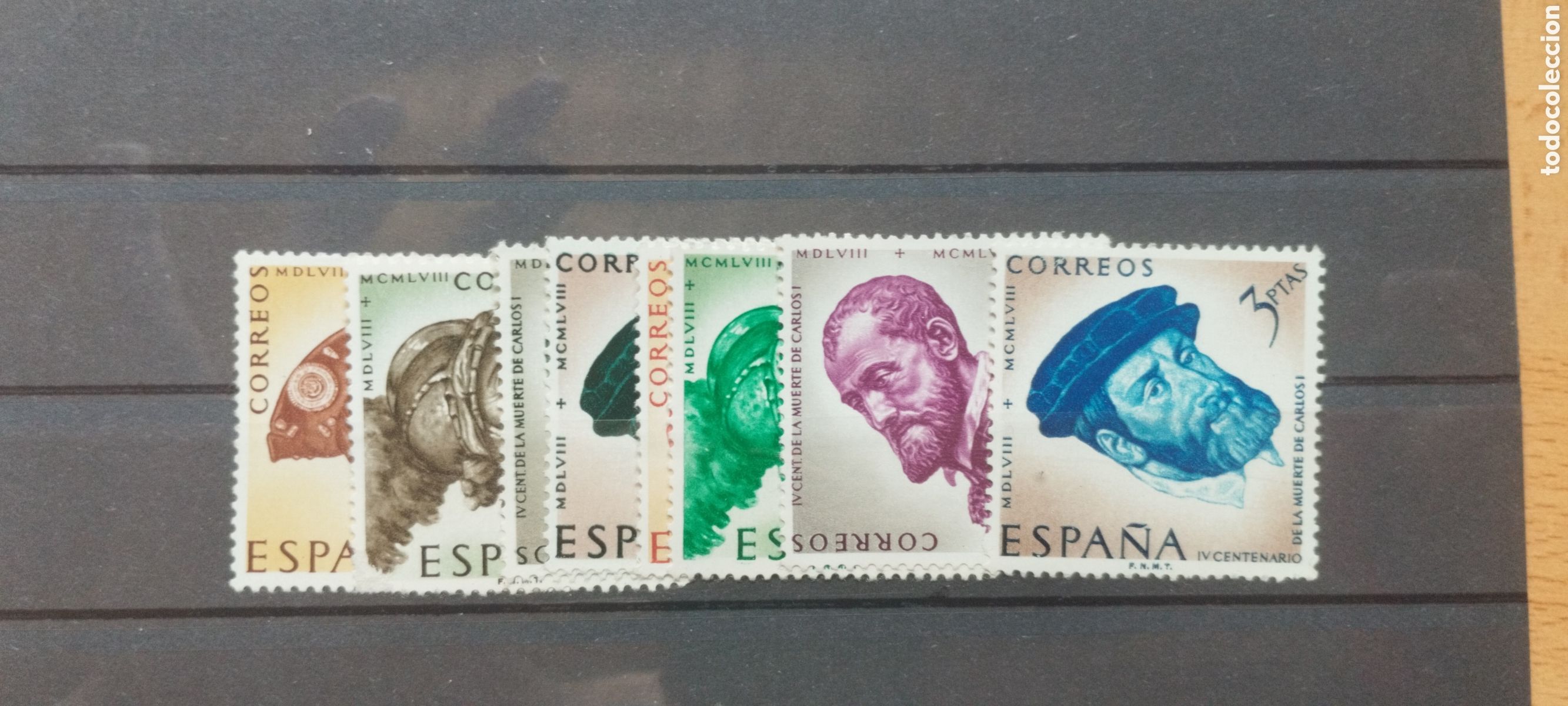 Sellos: Espa&ntilde;a 1958 1224/31 Nuevos - Foto 1