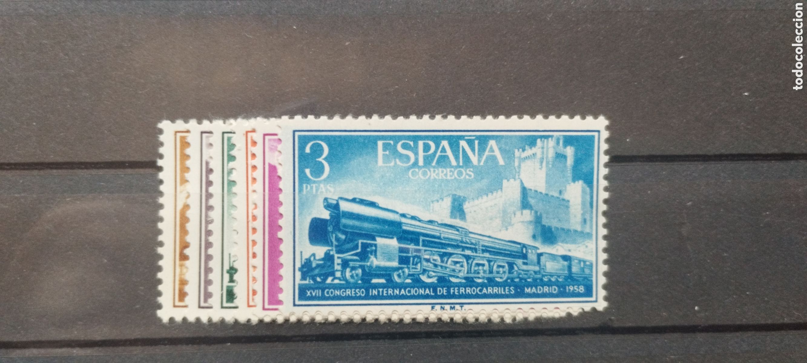Sellos: Espa&ntilde;a 1958 1232/37 Nuevos - Foto 1