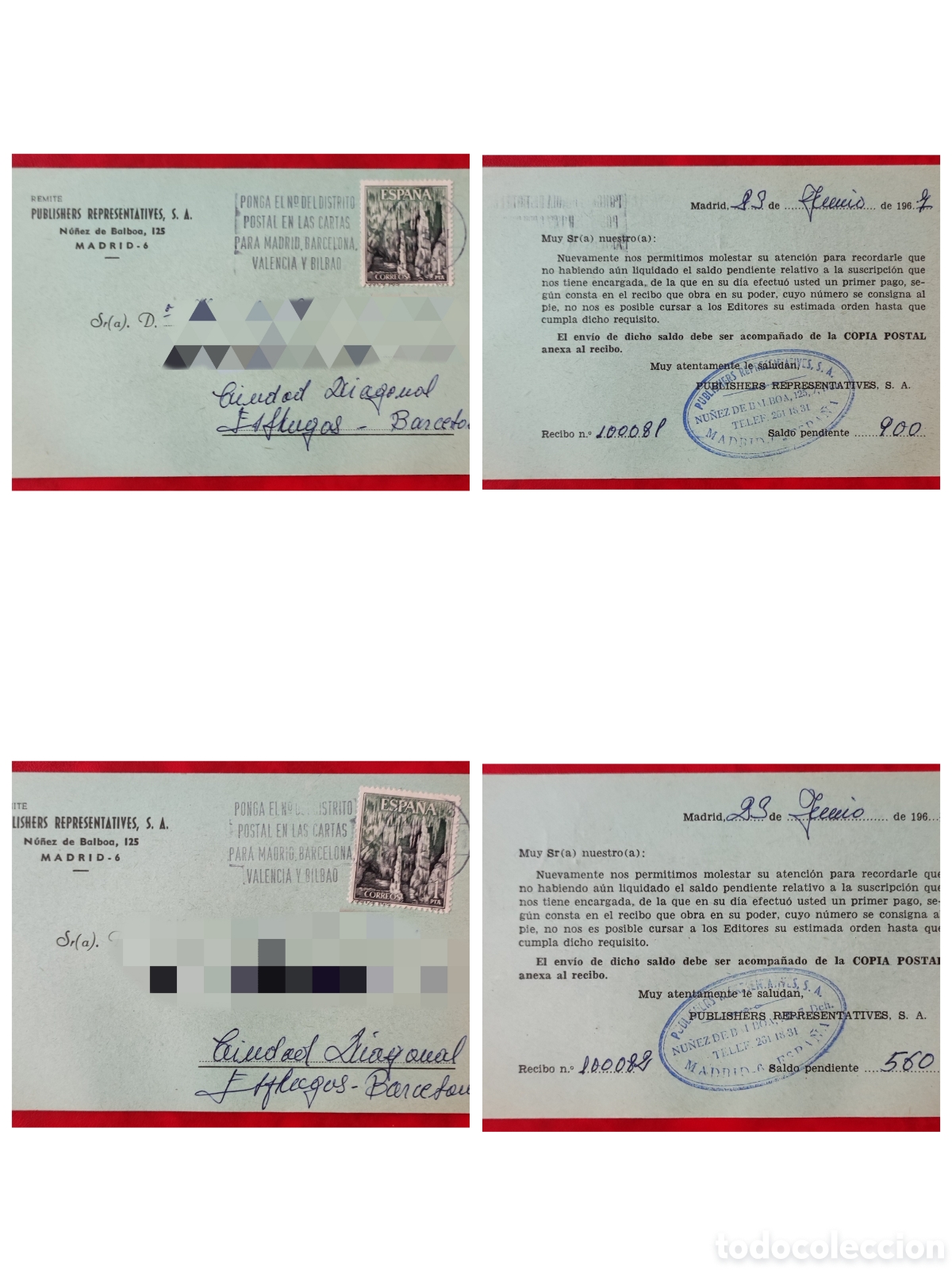 Sellos: Espa&ntilde;a. 1967. Requerimientos de pago - Foto 1