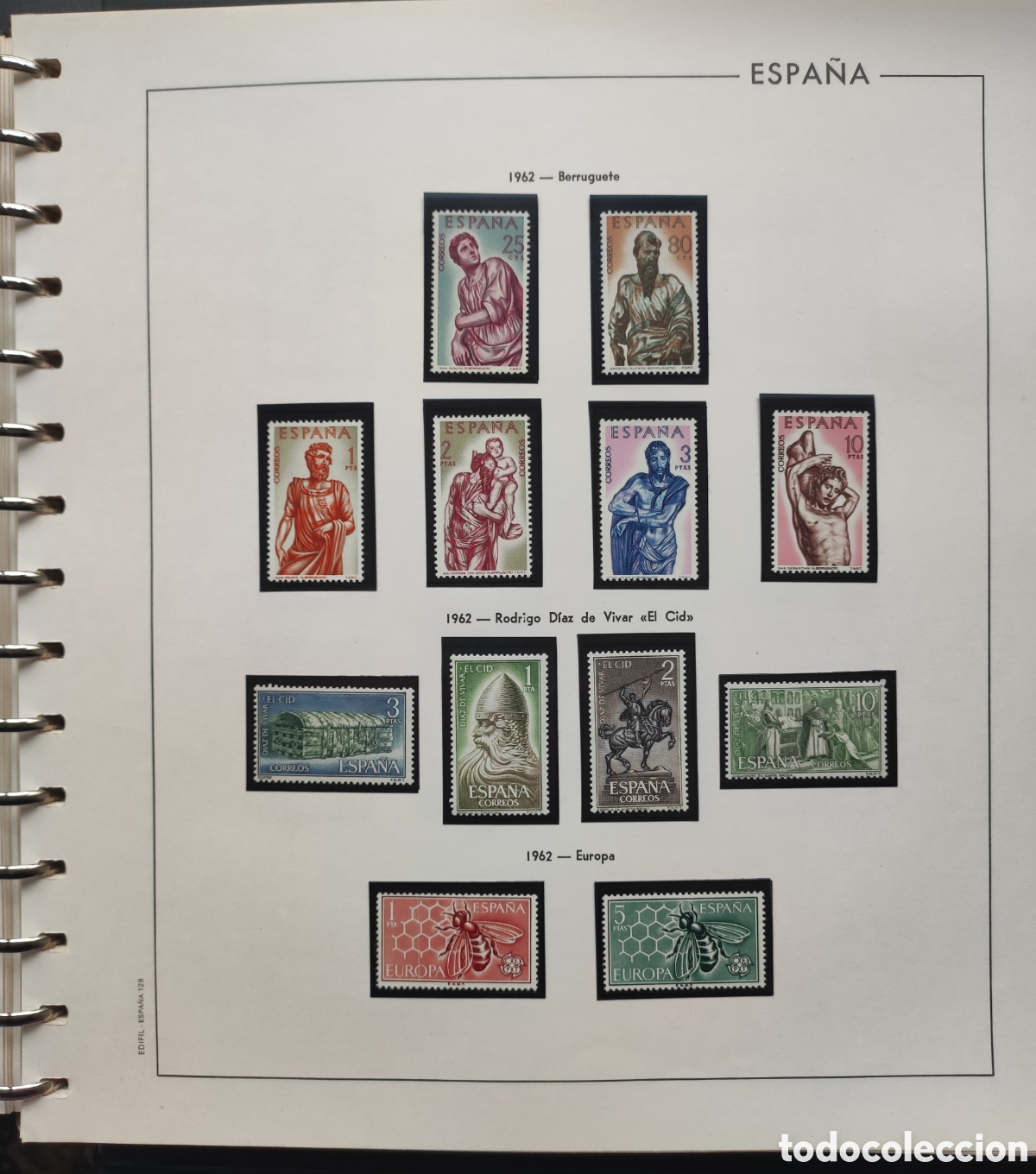 Sellos: Espa&ntilde;a.1961-67. A&ntilde;os completos - Foto 3