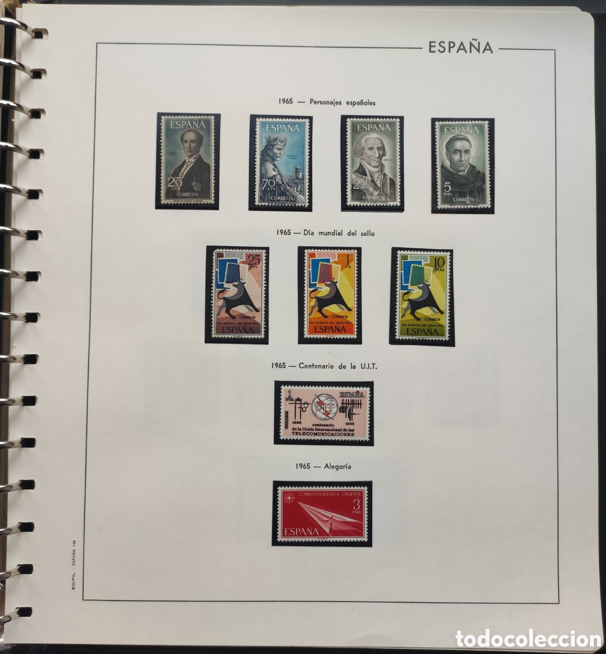 Sellos: Espa&ntilde;a.1961-67. A&ntilde;os completos - Foto 7