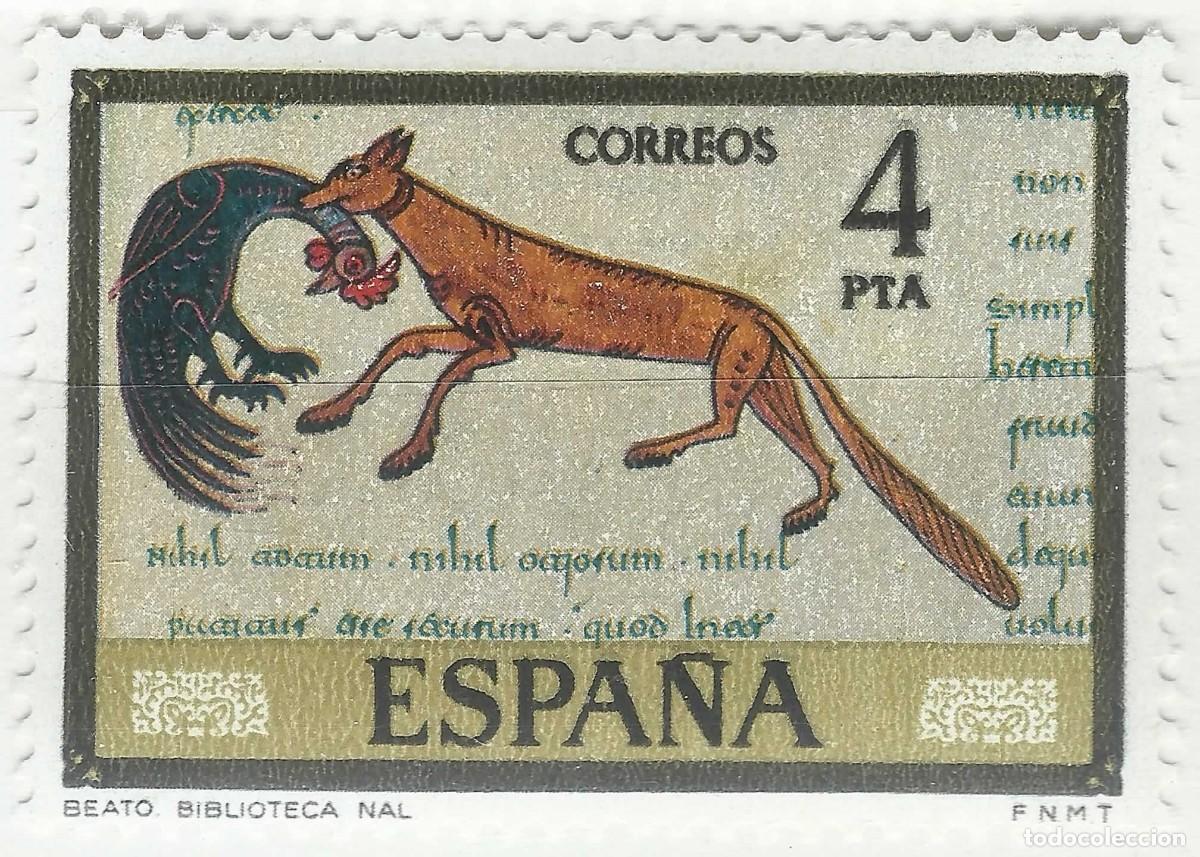 Sellos: ❤️ Sellos Tem&aacute;ticos de Espa&ntilde;a - C&oacute;dices Medievales 1975, COMPLETO ❤️ - Foto 8
