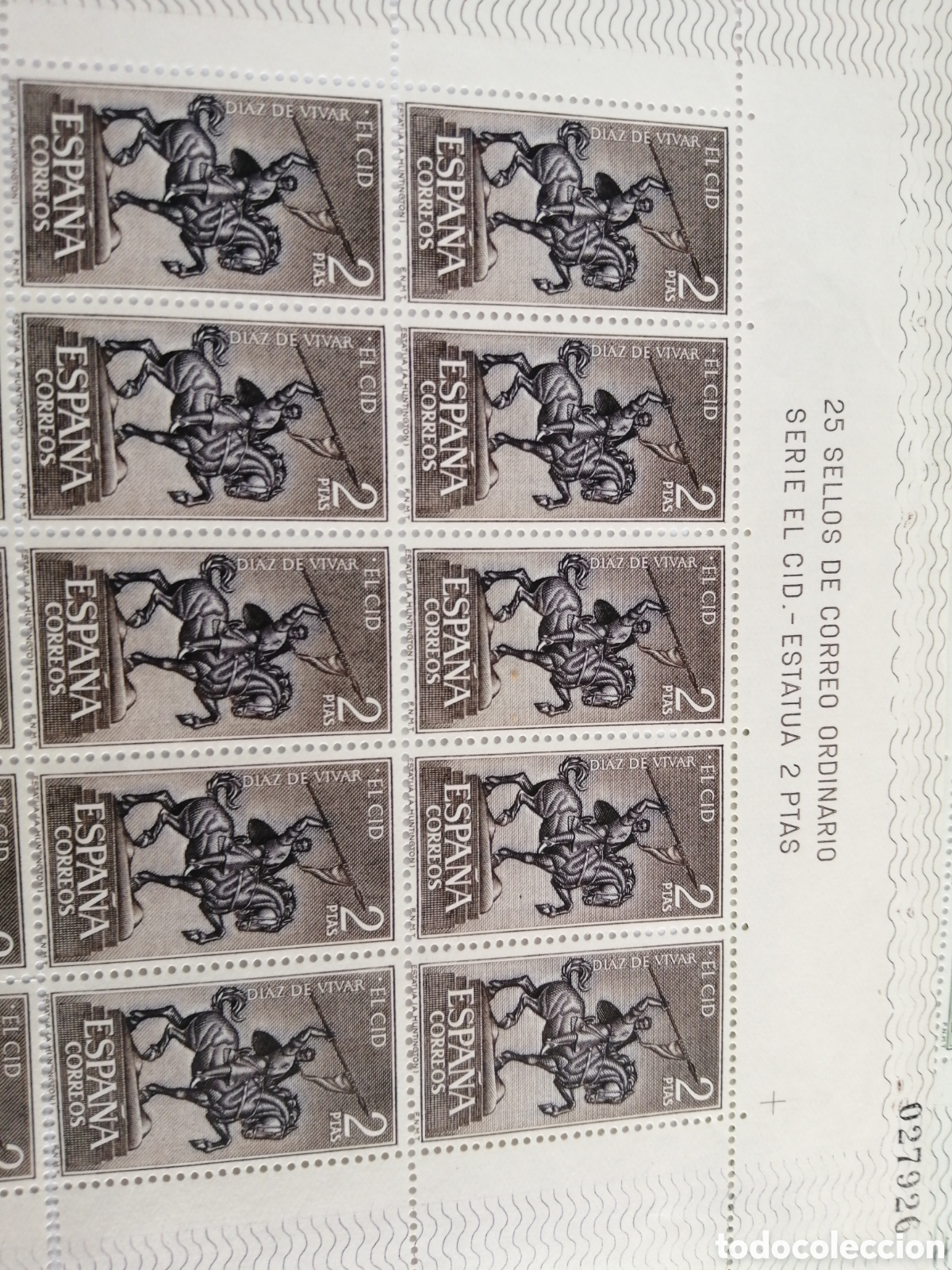 Sellos: 10 SERIESCOMPLETAS DEL CID 1962 - Foto 3
