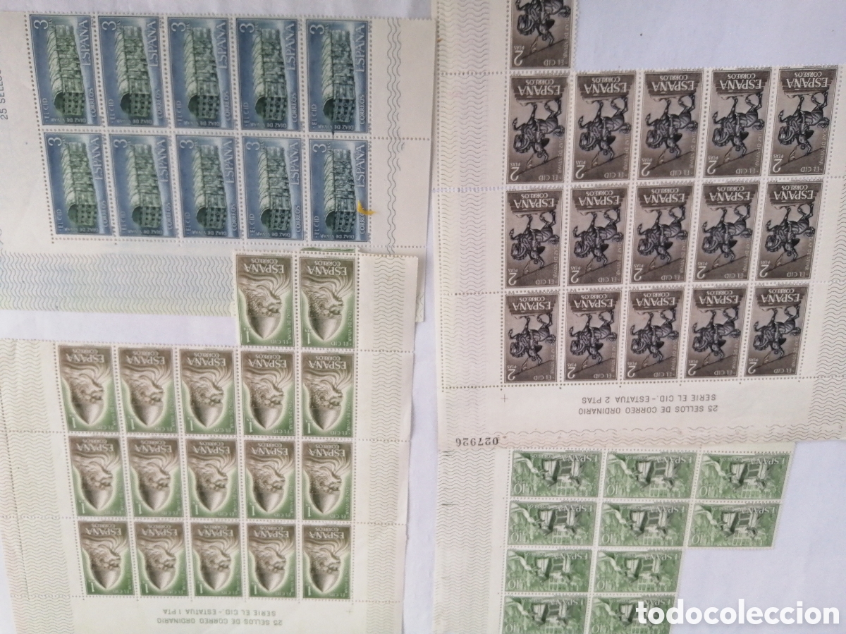 Sellos: 10 SERIESCOMPLETAS DEL CID 1962 - Foto 1