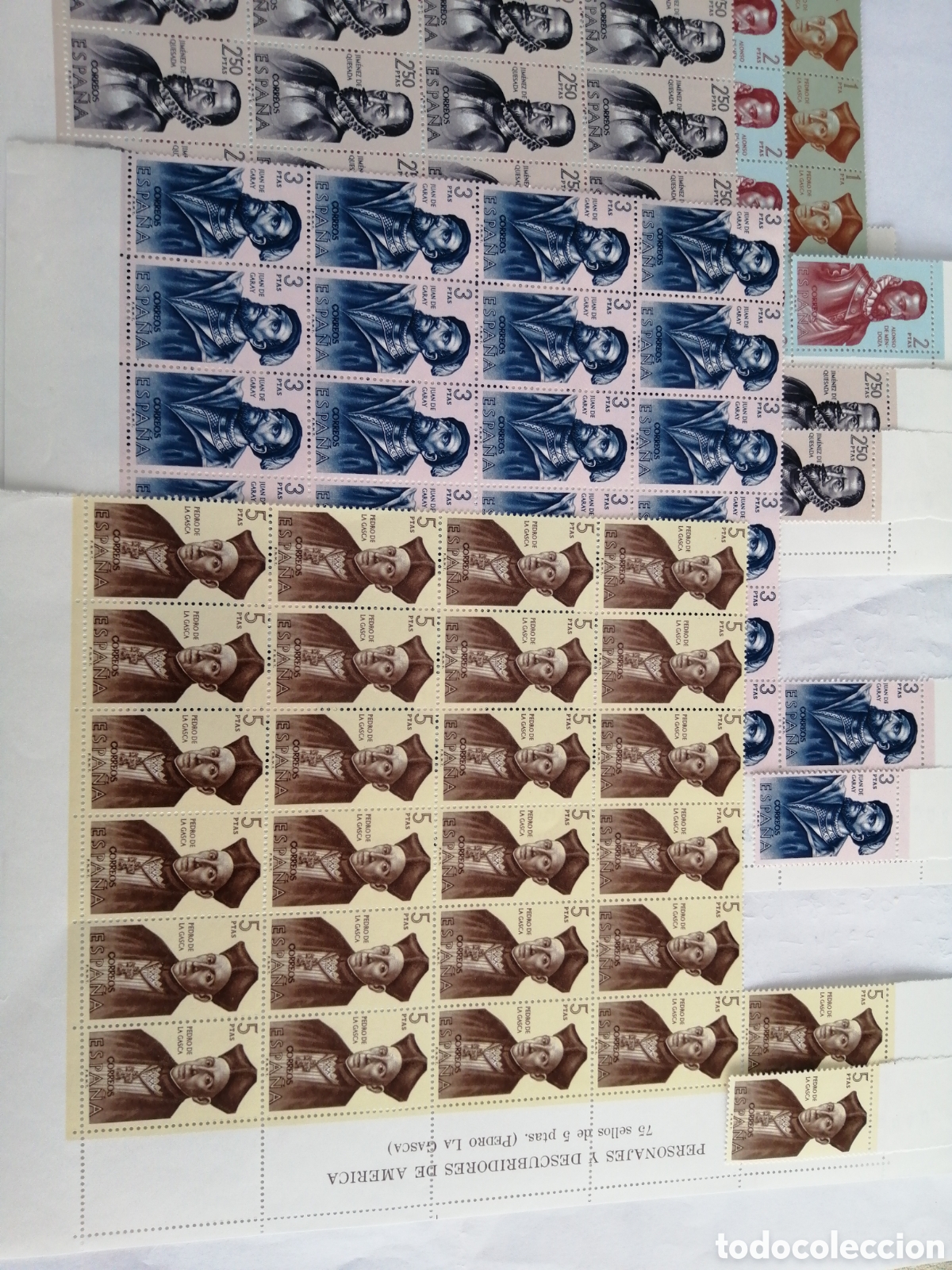 Sellos: SELLOS NUEVOS FORJADORES DE 1962 - Foto 2