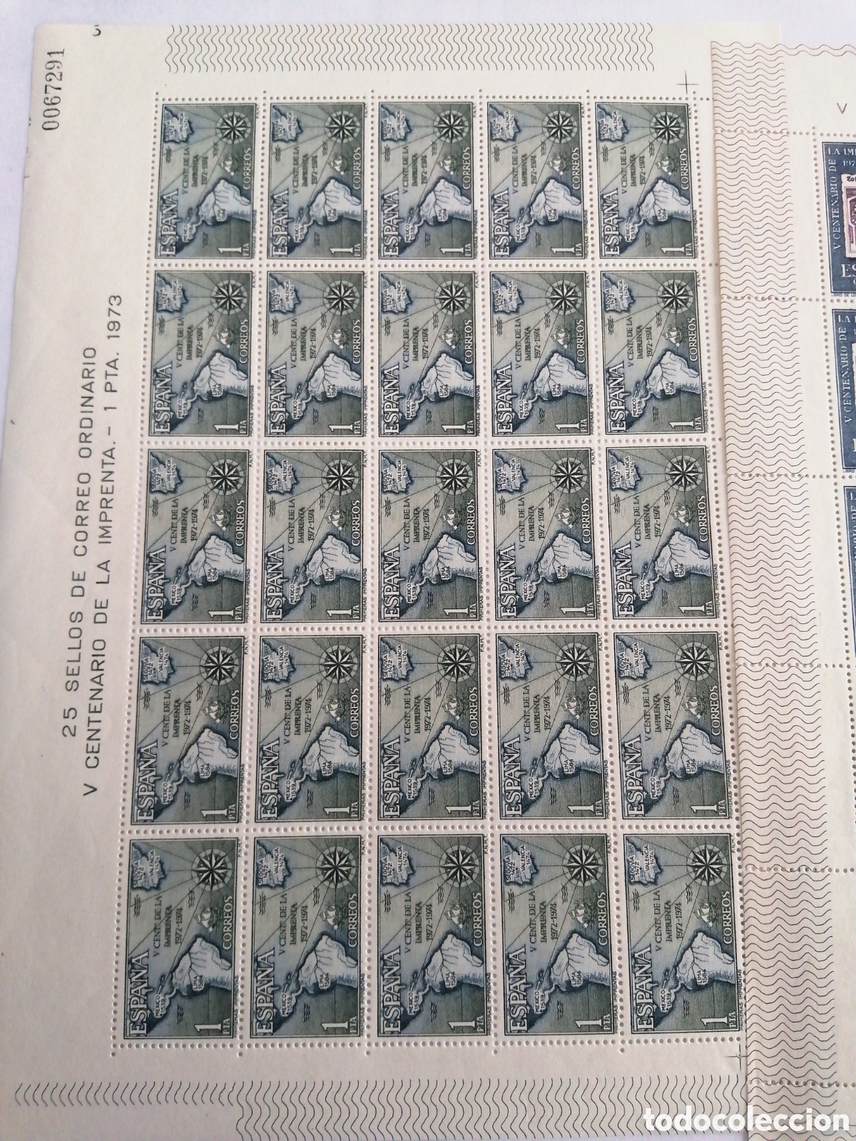Sellos: SELLOS SERIE IMPRENTA 1973 - Foto 2