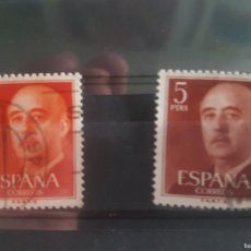 Sellos: G1 - GENERAL FRANCO ”PIE DE IMPRENTA FNMT-B” - SELLOS Nº1290/91 DEL CATALOGO EDIFIL - AÑO 1960