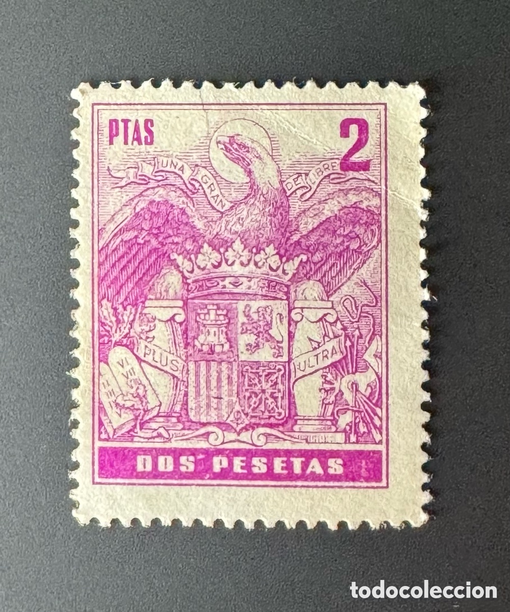 Sellos: Sello P&Oacute;LIZAS DE 2 PESETAS