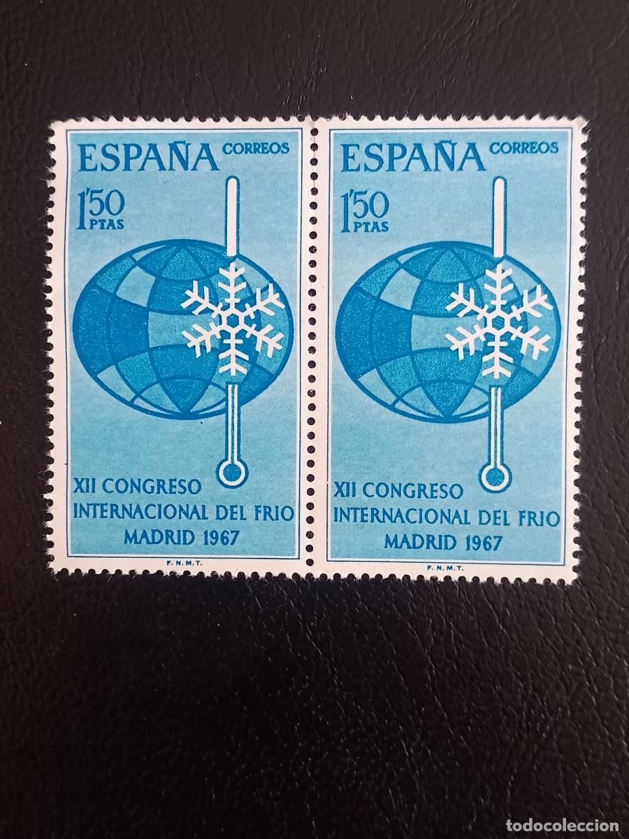 Sellos: A&Ntilde;O 1967 CONGRESO INTERNACIONAL DEL FRIO SELLOS NUEVOS EDIFIL 1817 VALOR CATALOGO 0,40 EUROS