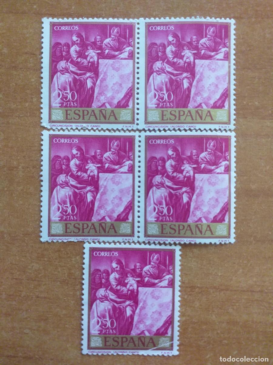 Sellos: CINCO SELLOS DE ESPA&Ntilde;A - 2,50 PESETAS - Foto 1