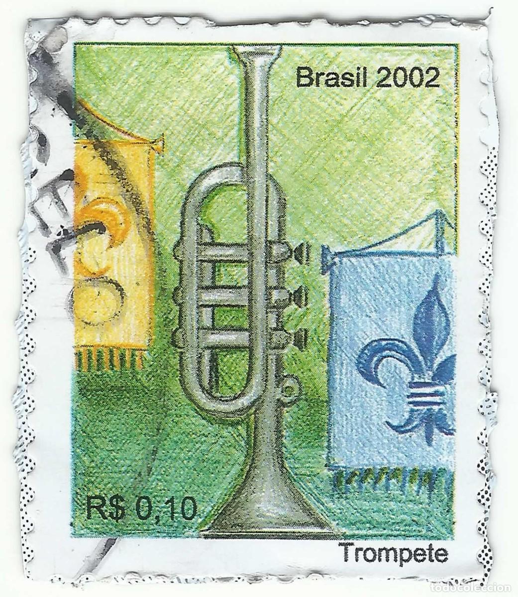Sellos: ❤️ Sello Trompeta - 2002 - Brasil ❤️ - Foto 1