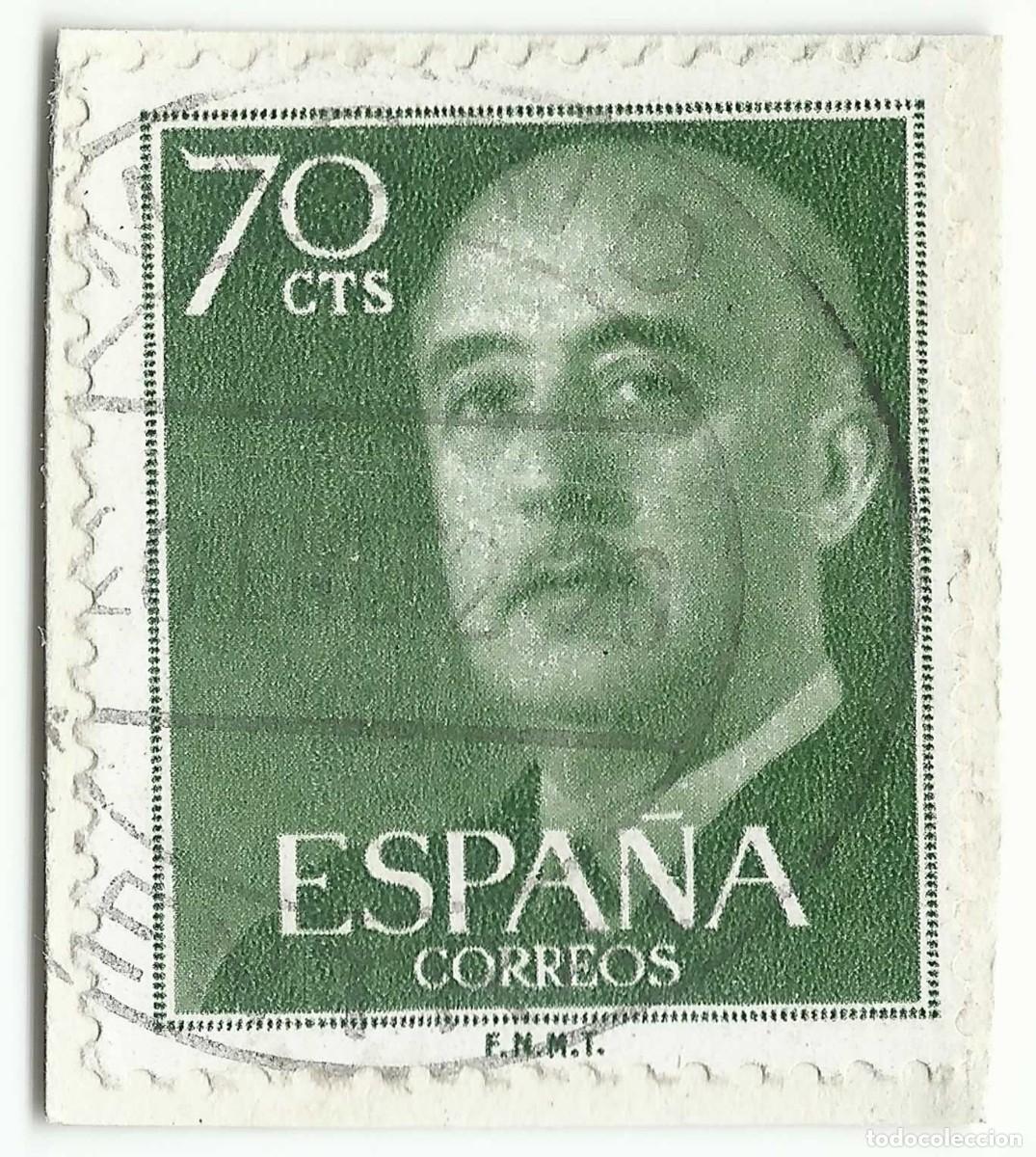 Sellos: ❤️ Sello &rdquo;General Franco&rdquo;, 1955, Espa&ntilde;a ❤️ - Foto 1