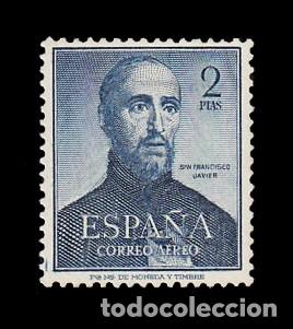 Sellos: SAN FRANCISCO JAVIER - EDIFIL 1118 ** S&Uacute;PER LUJO - Foto 1