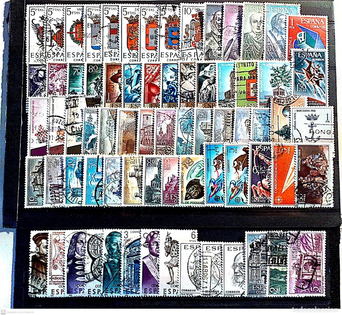 Sellos: ESPA&Ntilde;A A&ntilde;o 1966 en usado COMPLETO - Foto 1