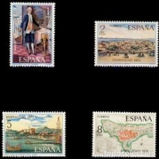 Sellos: ESPAÑA 1972 EDIFIL 2107/10 SELLOS ** HISPANIDAD PLAZA, BAHIA Y VISTAS DE SAN JUAN DE PUERTO RICO