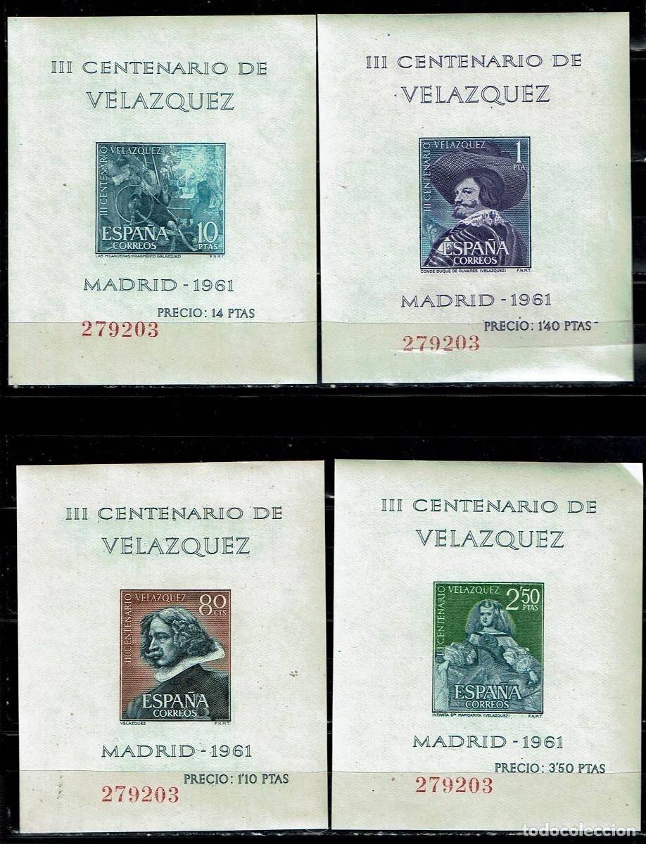 Sellos: ESPA&Ntilde;A 1961 - EDIFIL SH1344/1347 (**) - Foto 1