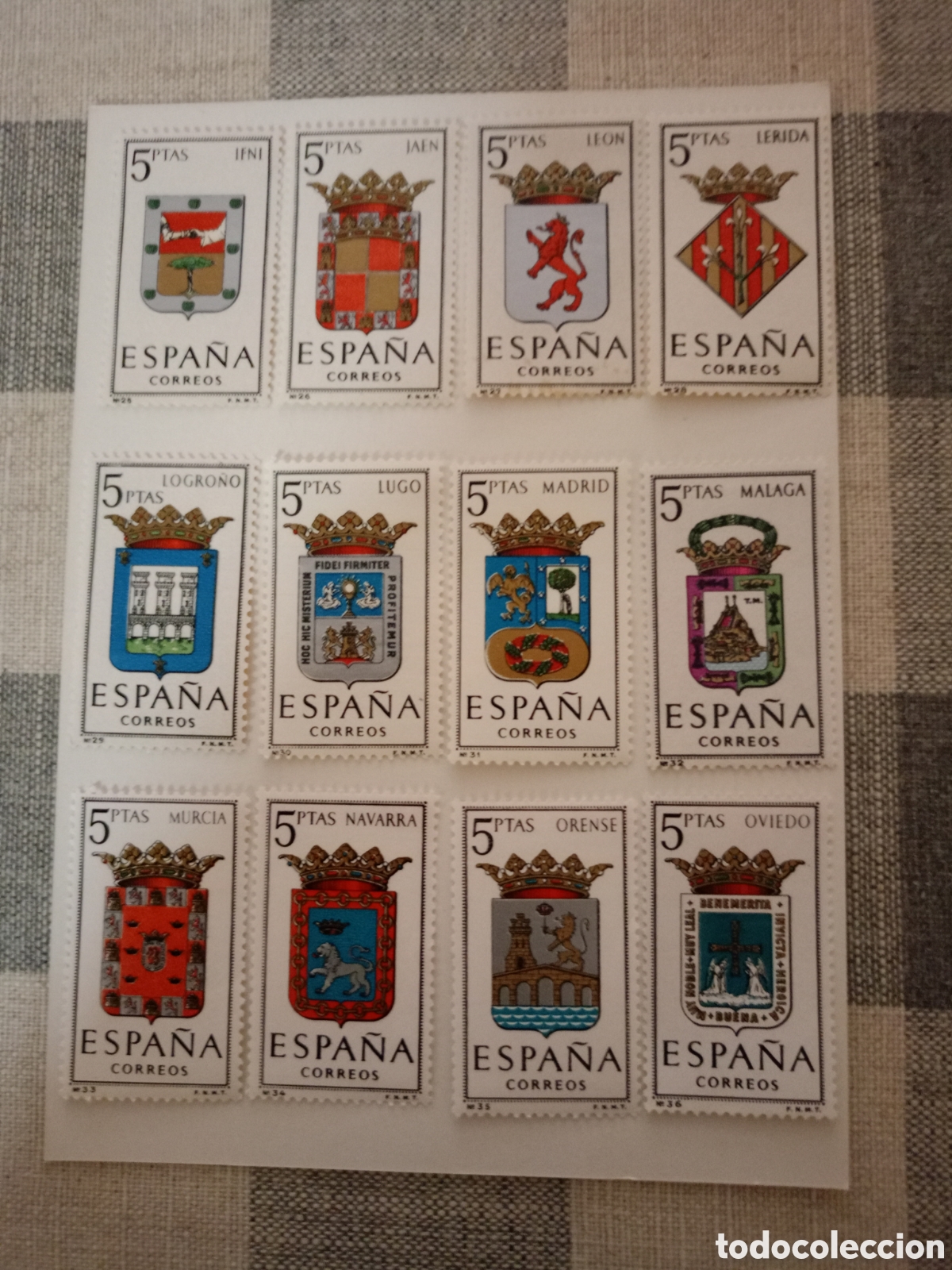 Sellos: Espa&ntilde;a 1964 Escudos Provincias - Foto 1