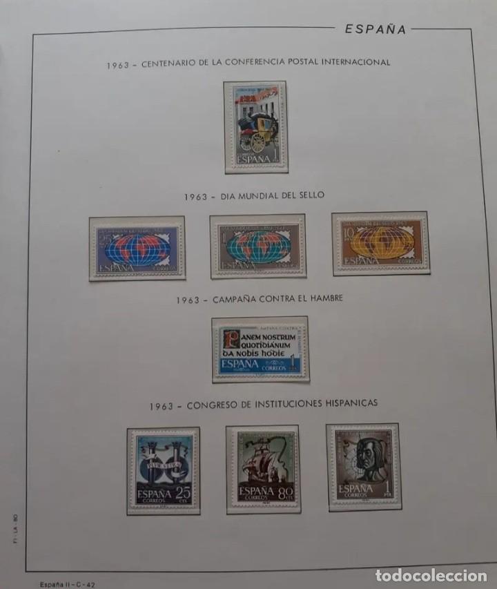 Sellos: Sellos a&ntilde;o 1963 completo MNH - Foto 3