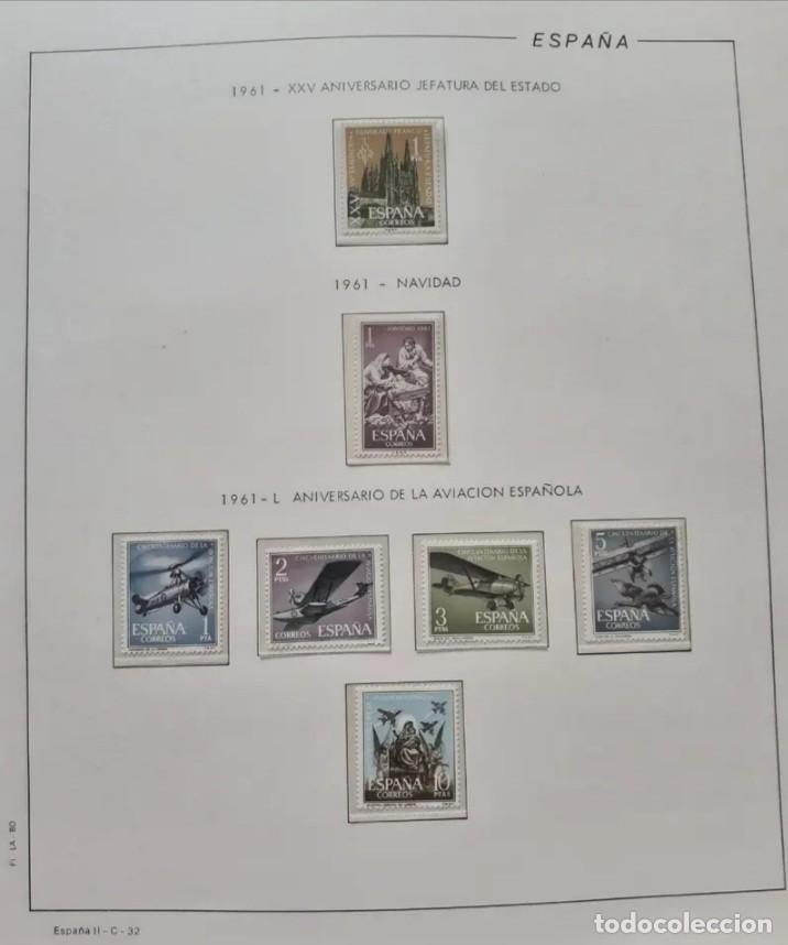 Sellos: Sellos a&ntilde;o 1961 completo MNH - Foto 7